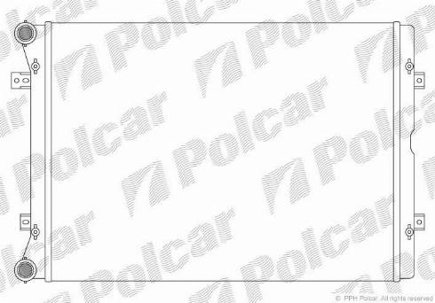 Polcar 955108-1 - Radiators, Motora dzesēšanas