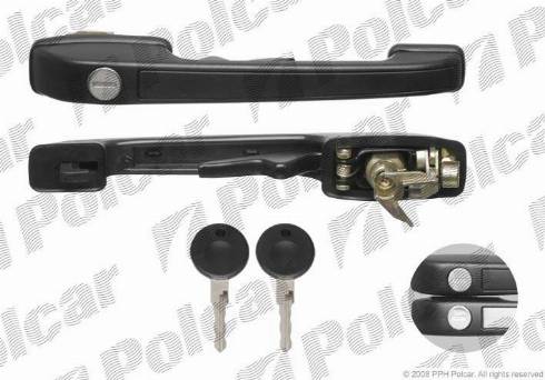 Polcar 9534Z-42 - Durvju rokturis
