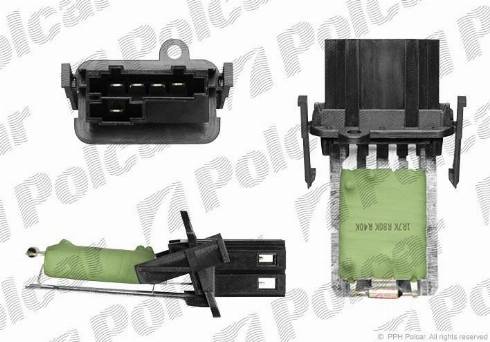 Polcar 9538KST-1 - Rezistors, Salona ventilators