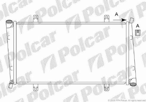 Polcar 904008-4 - Radiators, Motora dzesēšanas