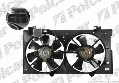 Polcar 451923W3 - Ventilators, Motora dzesēšanas