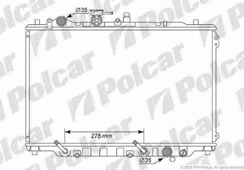 Polcar 451508-2 - Radiators, Motora dzesēšanas