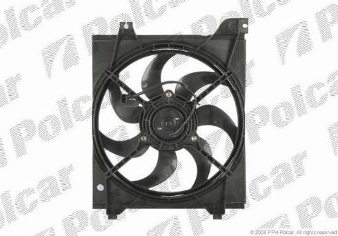 Polcar 411723W1 - Ventilators, Motora dzesēšanas