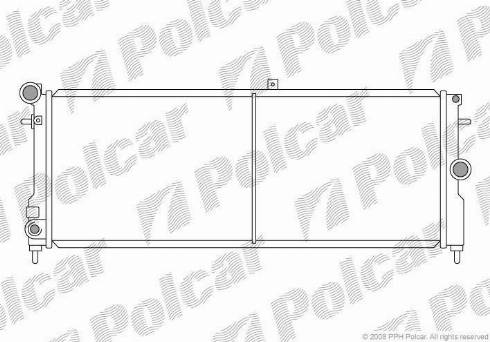 Polcar 555108A4 - Radiators, Motora dzesēšanas