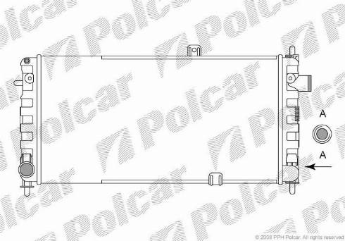 Polcar 555108-2 - Radiators, Motora dzesēšanas