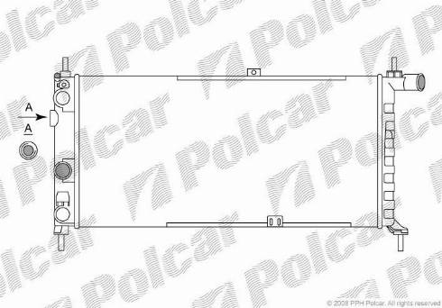Polcar 550508A3 - Radiators, Motora dzesēšanas