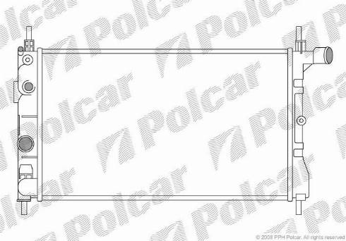 Polcar 550508A2 - Radiators, Motora dzesēšanas