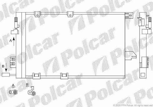 Polcar 5508K8C1 - Kondensators, Gaisa kond