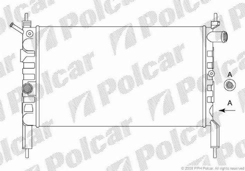 Polcar 550708A1 - Radiators, Motora dzesēšanas
