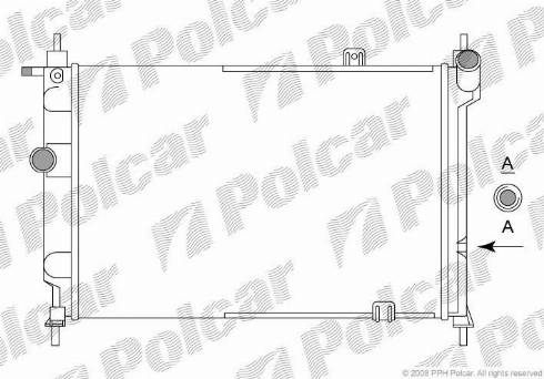Polcar 550708A3 - Radiators, Motora dzesēšanas