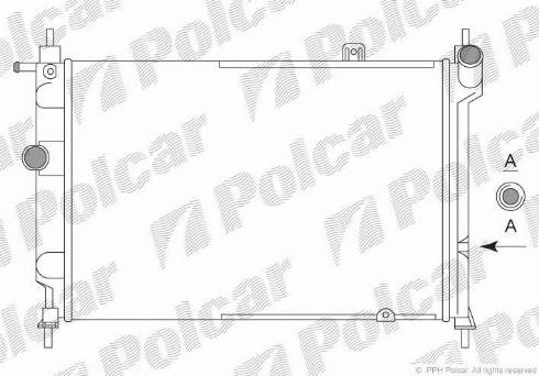 Polcar 550708A2 - Radiators, Motora dzesēšanas