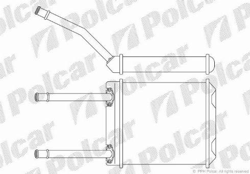 Polcar 5507N8A1 - Siltummainis, Salona apsilde