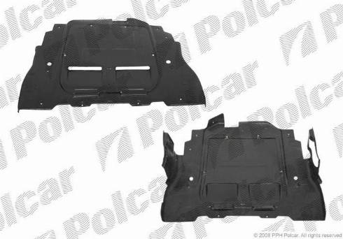 Polcar 551834-5 - Motora telpas izolācija