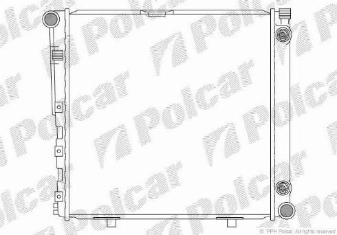 Polcar 501408-6 - Radiators, Motora dzesēšanas