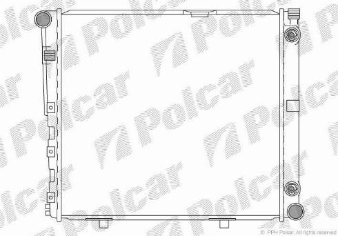 Polcar 501408-7 - Radiators, Motora dzesēšanas