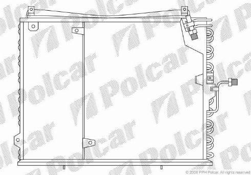 Polcar 5014K8A3 - Kondensators, Gaisa kond