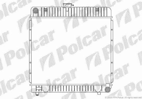 Polcar 501308-1 - Radiators, Motora dzesēšanas