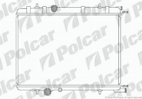 Polcar 579008-2 - Radiators, Motora dzesēšanas
