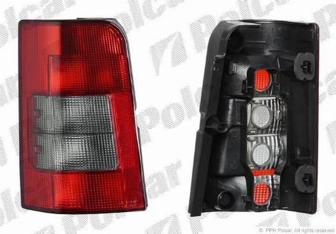 Polcar 579087 - Aizmugurējais lukturis