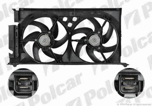 Polcar 579023W1 - Ventilators, Motora dzesēšanas