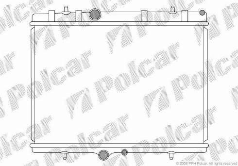 Polcar 571008-3 - Radiators, Motora dzesēšanas