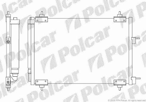 Polcar 5710K8C1 - Kondensators, Gaisa kond