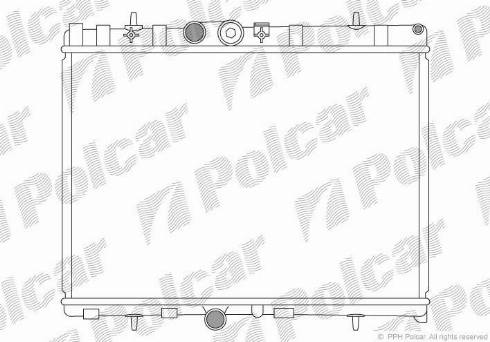 Polcar 572408-2 - Radiators, Motora dzesēšanas