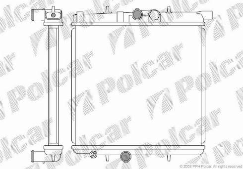 Polcar 572308-1 - Radiators, Motora dzesēšanas