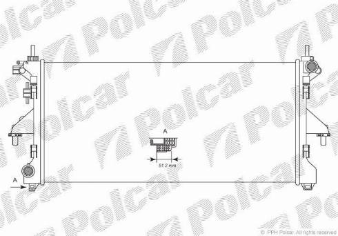 Polcar 577008A4 - Radiators, Motora dzesēšanas