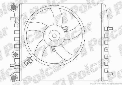 Polcar 691308-4 - Radiators, Motora dzesēšanas