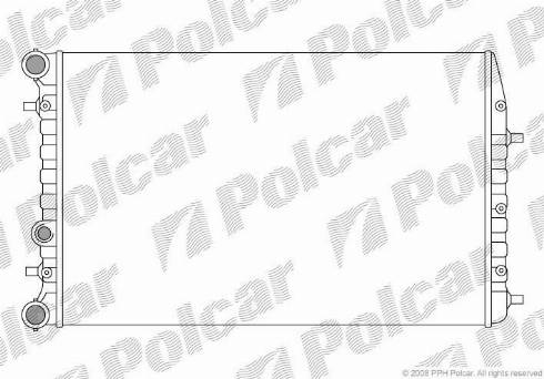 Polcar 691308-3 - Radiators, Motora dzesēšanas