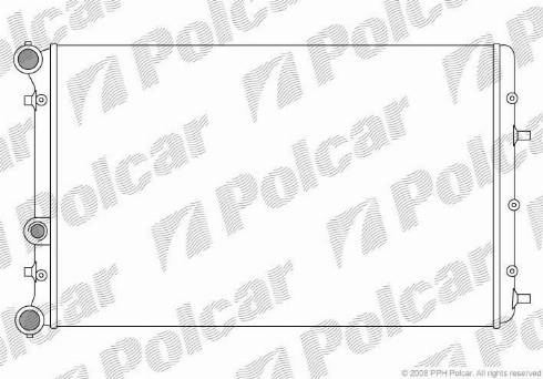Polcar 691308-2 - Radiators, Motora dzesēšanas
