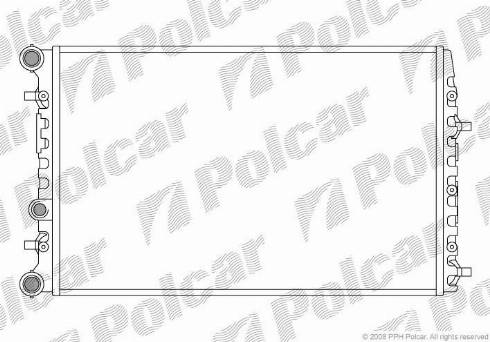 Polcar 691308A5 - Radiators, Motora dzesēšanas