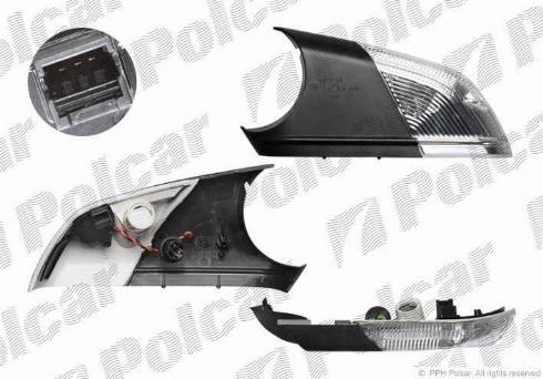 Polcar 6922196X - Ārējais atpakaļskata spogulis