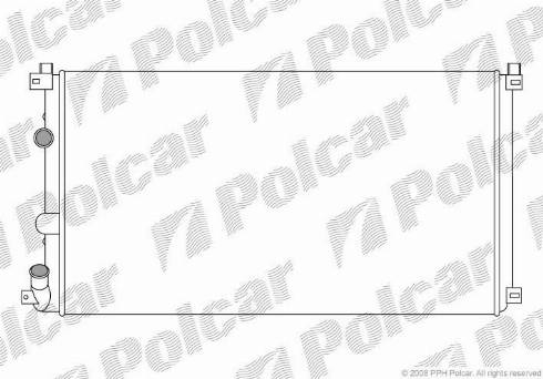 Polcar 604208-1 - Radiators, Motora dzesēšanas