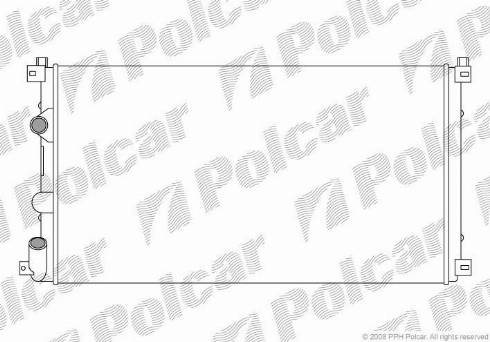 Polcar 604208-2 - Radiators, Motora dzesēšanas