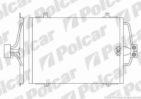 Polcar 6007K8C1 - Kondensators, Gaisa kond