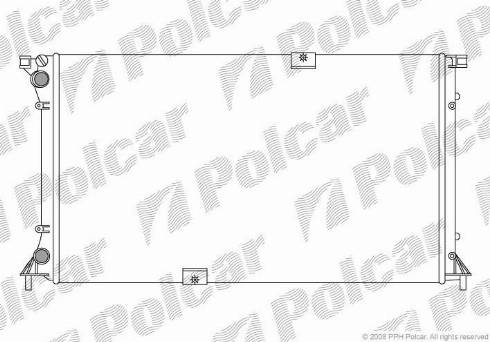 Polcar 6026083X - Radiators, Motora dzesēšanas