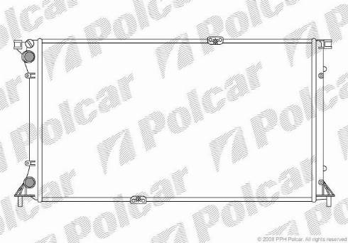 Polcar 602608-3 - Radiators, Motora dzesēšanas