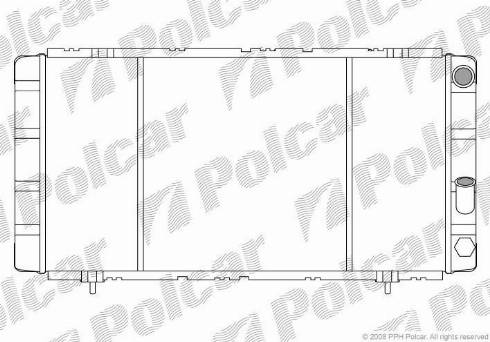Polcar 602108-3 - Radiators, Motora dzesēšanas