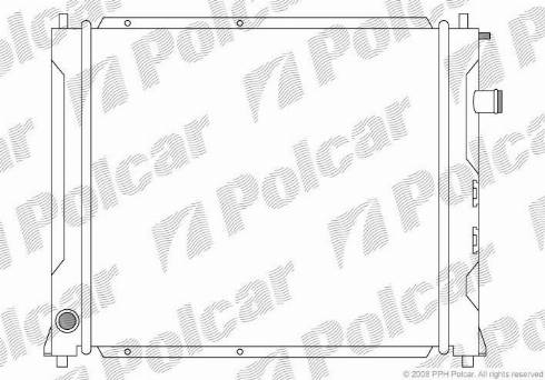 Polcar 632008-1 - Radiators, Motora dzesēšanas