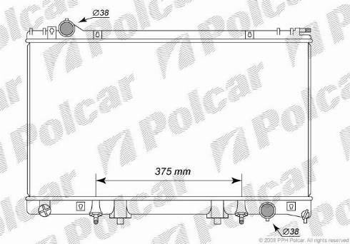 Polcar 804108-1 - Radiators, Motora dzesēšanas