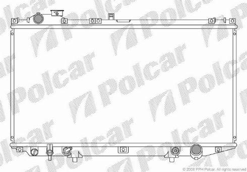 Polcar 802108-1 - Radiators, Motora dzesēšanas