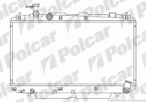 Polcar 814608-3 - Radiators, Motora dzesēšanas