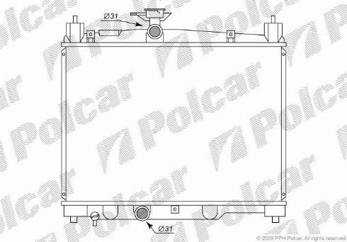 Polcar 810308-1 - Radiators, Motora dzesēšanas