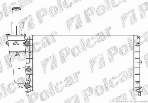 Polcar 301708A3 - Radiators, Motora dzesēšanas