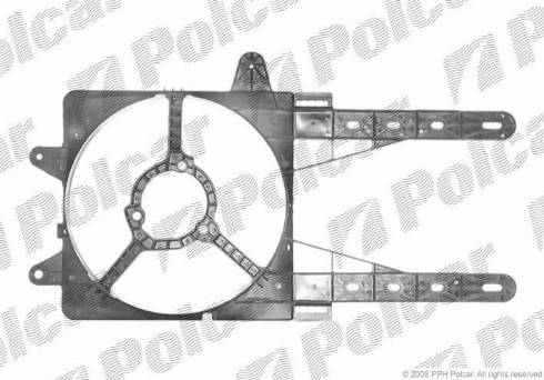 Polcar 301723-1 - Ventilators, Motora dzesēšanas