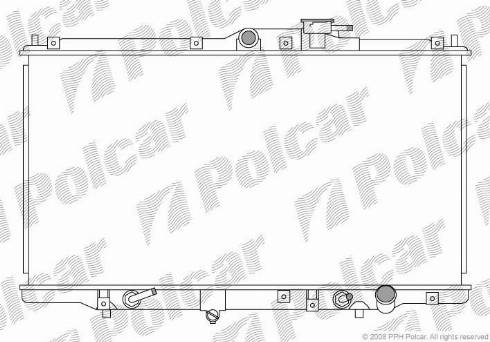 Polcar 381808-2 - Radiators, Motora dzesēšanas