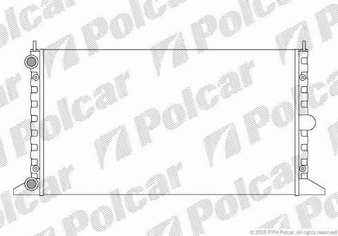 Polcar 324008-1 - Radiators, Motora dzesēšanas