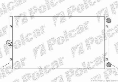 Polcar 324008A3 - Radiators, Motora dzesēšanas